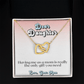 Interlocking Hearts Necklace for Daughter