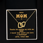 Funny Mom Necklace Gift From Son