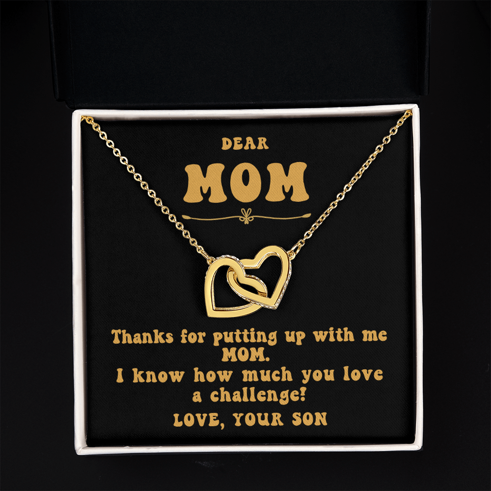 Funny Mom Necklace Gift From Son