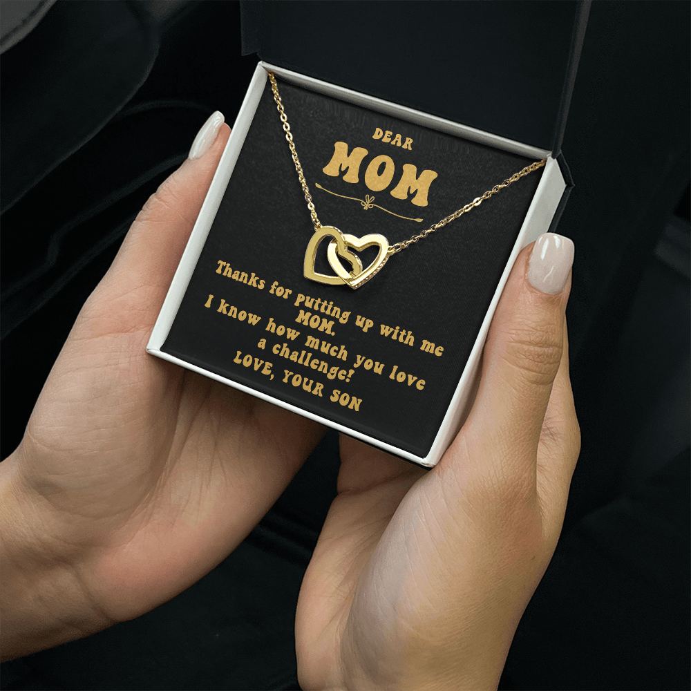 Funny Mom Necklace Gift From Son