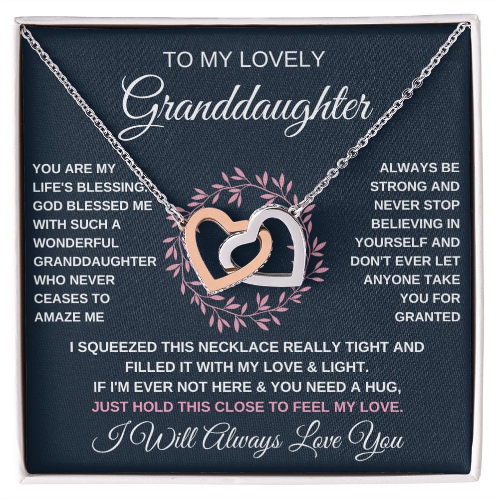 Granddaughter Interlocking Heart- Life's Blessing