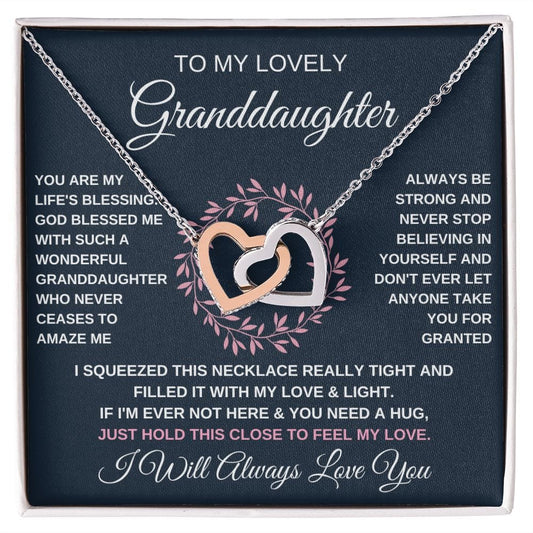 Granddaughter Interlocking Heart- Life's Blessing