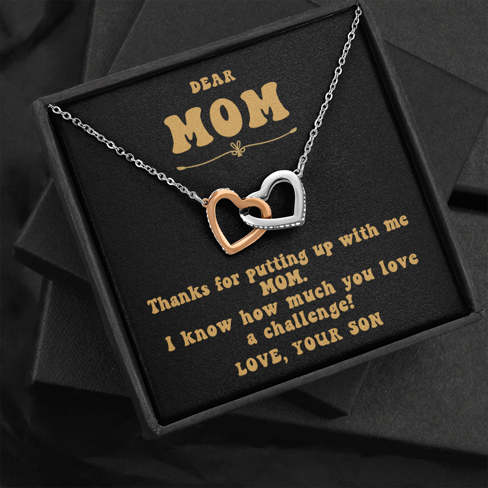 Funny Mom Necklace Gift From Son