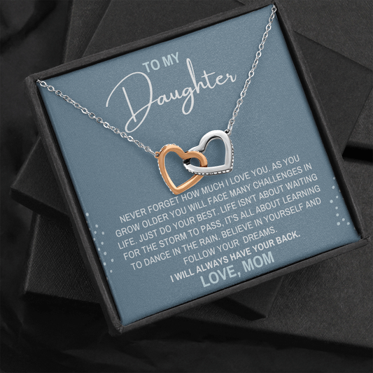 Will Always Have your back- Daughter Necklace Gift
