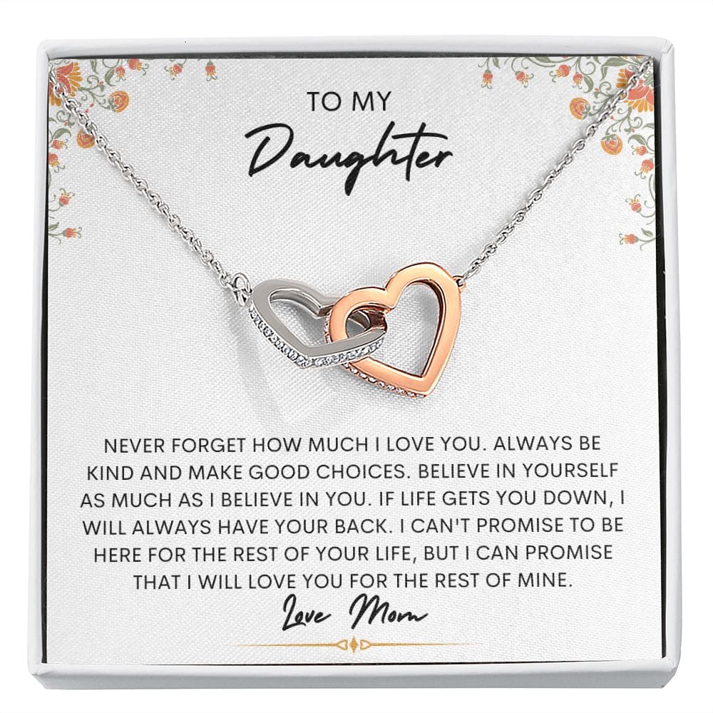 Love You for Rest of Mine- Daughter Necklace