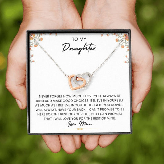 Love You for Rest of Mine- Daughter Necklace