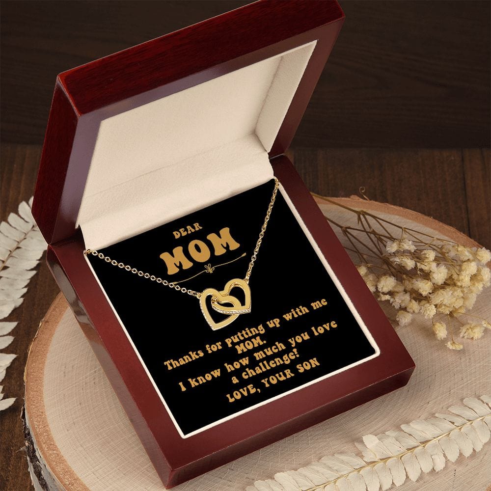 Funny Mom Necklace Gift From Son