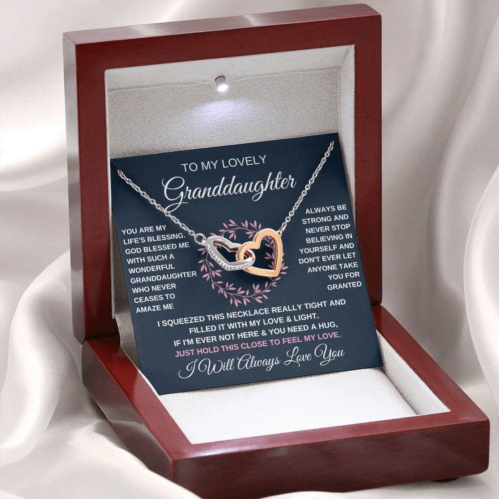 Granddaughter Interlocking Heart- Life's Blessing