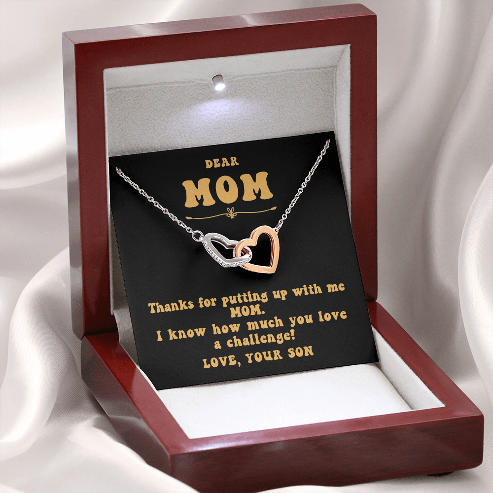 Funny Mom Necklace Gift From Son