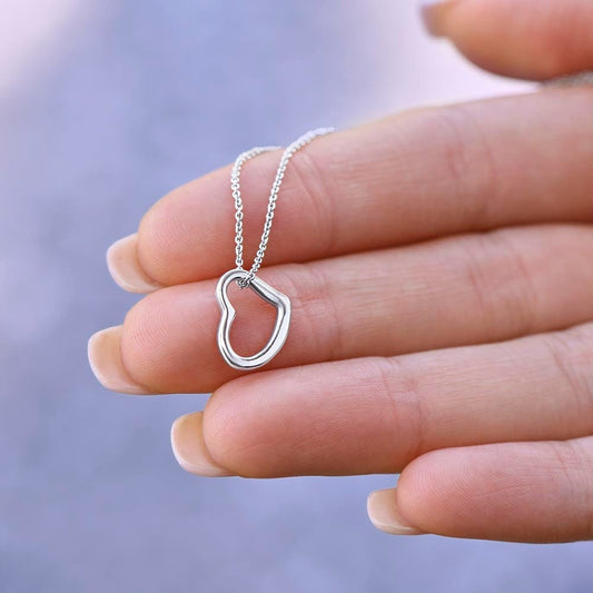 Soul Sister- Personalized Delicate Heart Necklace
