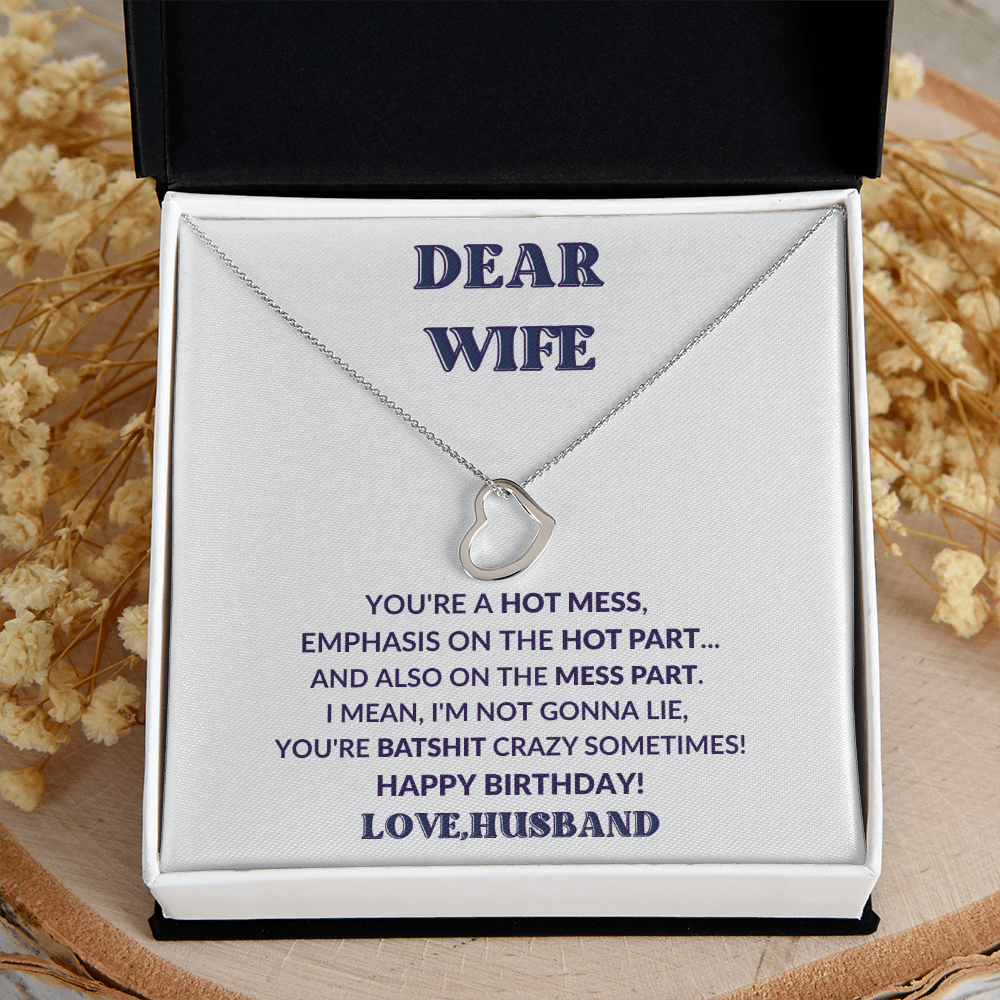 Birthday Jewelry for Wife Hot Mess