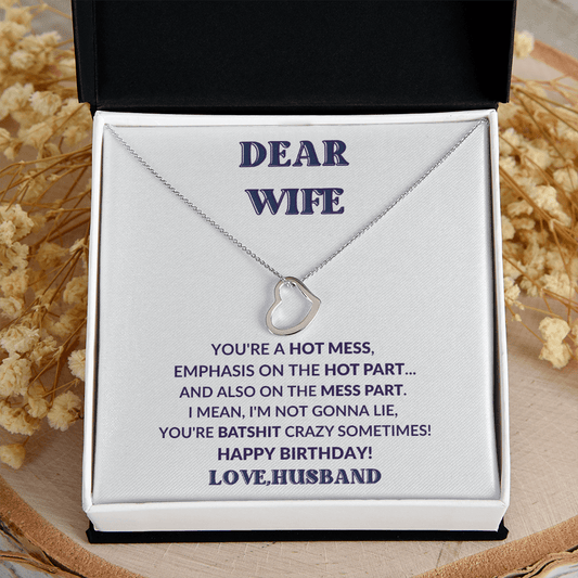 Birthday Jewelry for Wife Hot Mess