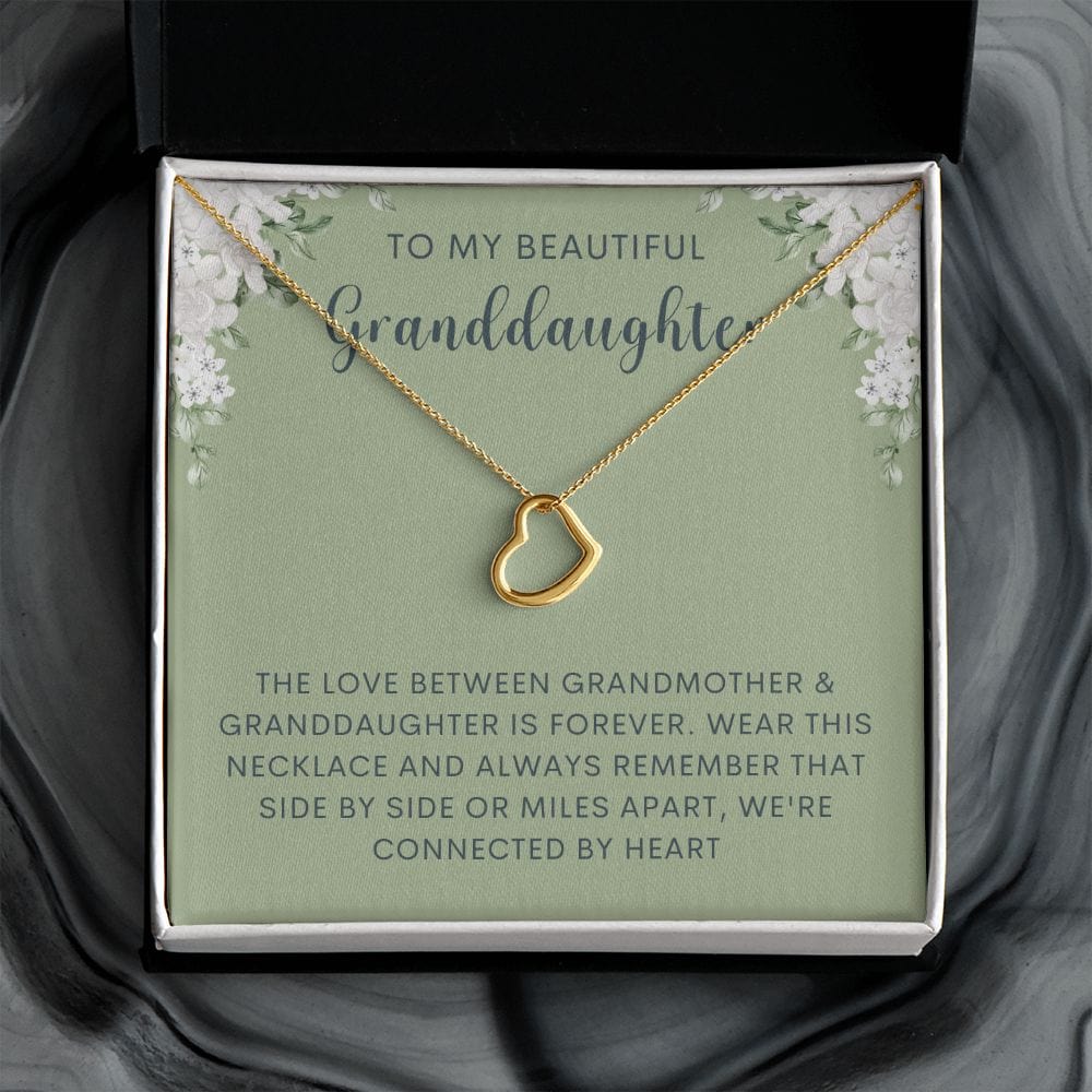 Granddaughter necklace from grandma, To our granddaughter on graduation, Granddaughter gift from nana, grandparents first communion gifts