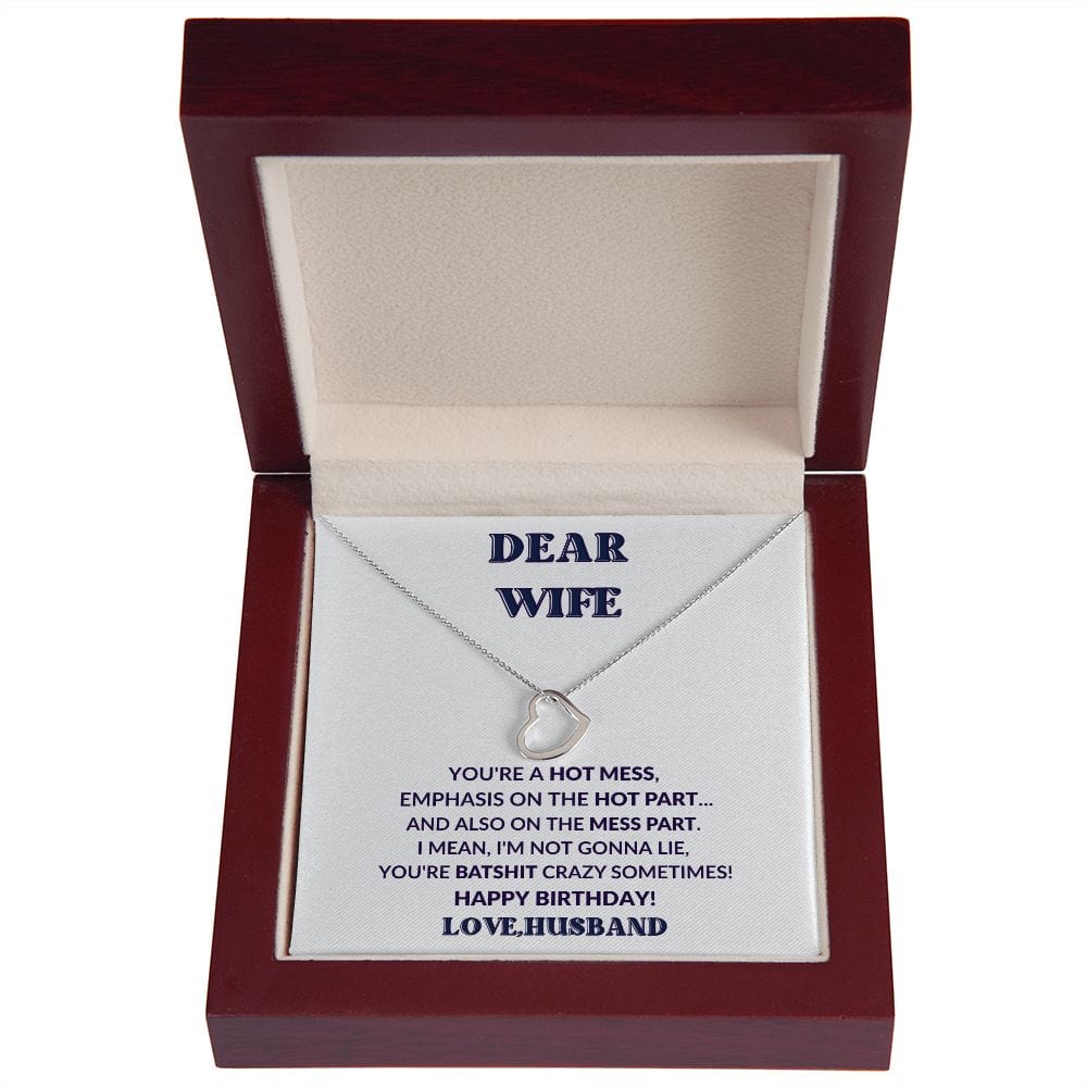 Birthday Jewelry for Wife Hot Mess