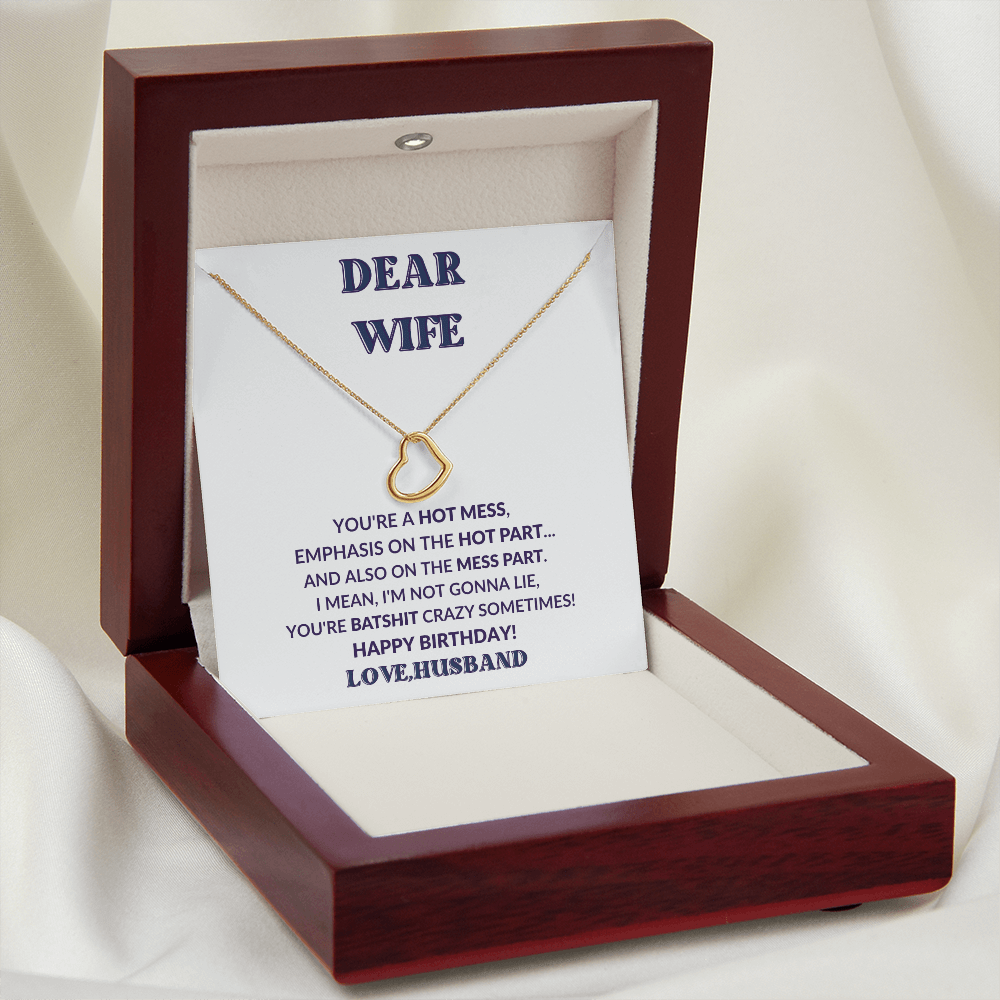 Birthday Jewelry for Wife Hot Mess