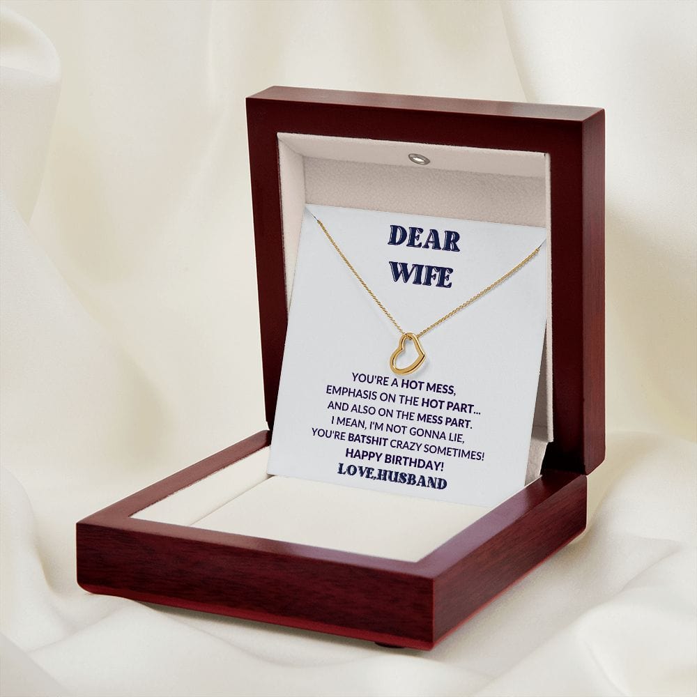 Birthday Jewelry for Wife Hot Mess
