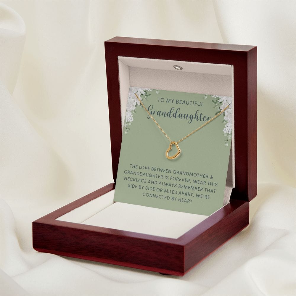 Granddaughter necklace from grandma, To our granddaughter on graduation, Granddaughter gift from nana, grandparents first communion gifts