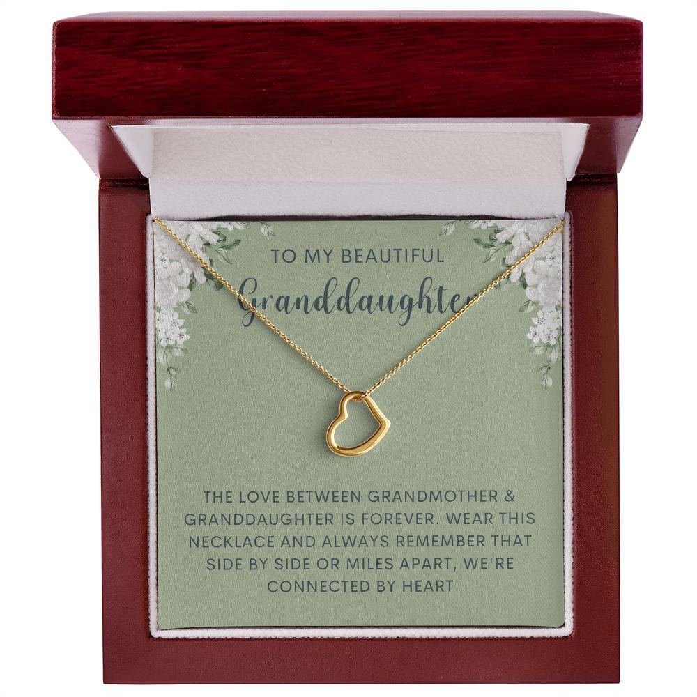 Granddaughter necklace from grandma, To our granddaughter on graduation, Granddaughter gift from nana, grandparents first communion gifts