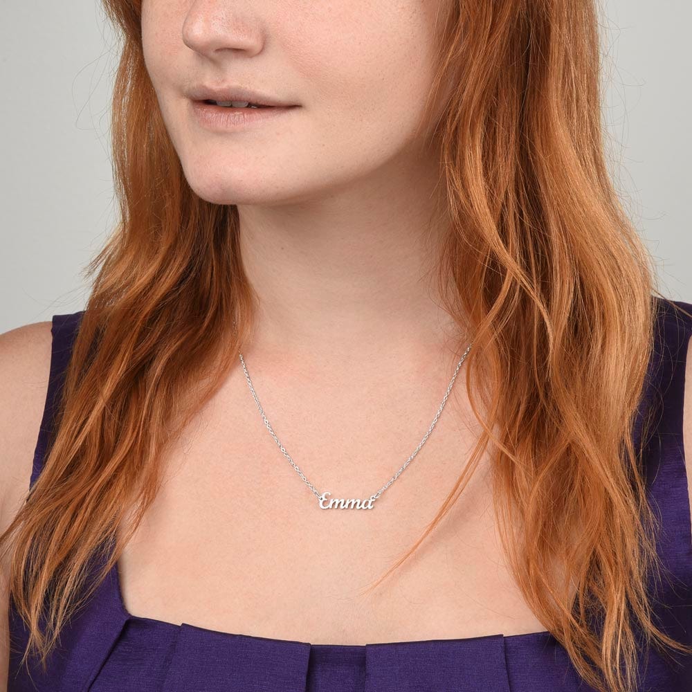 Love You Forever- Personalized Name Necklace