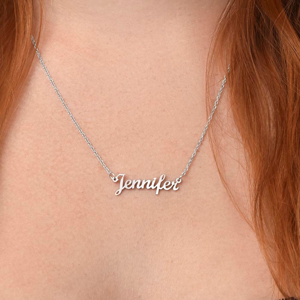 Love You Forever- Personalized Name Necklace