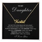 Daughter Name Personalized Necklace