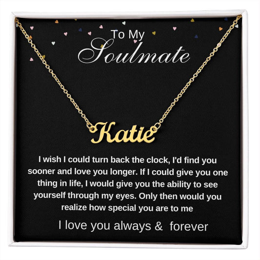 Soulmate Custom Name Necklace