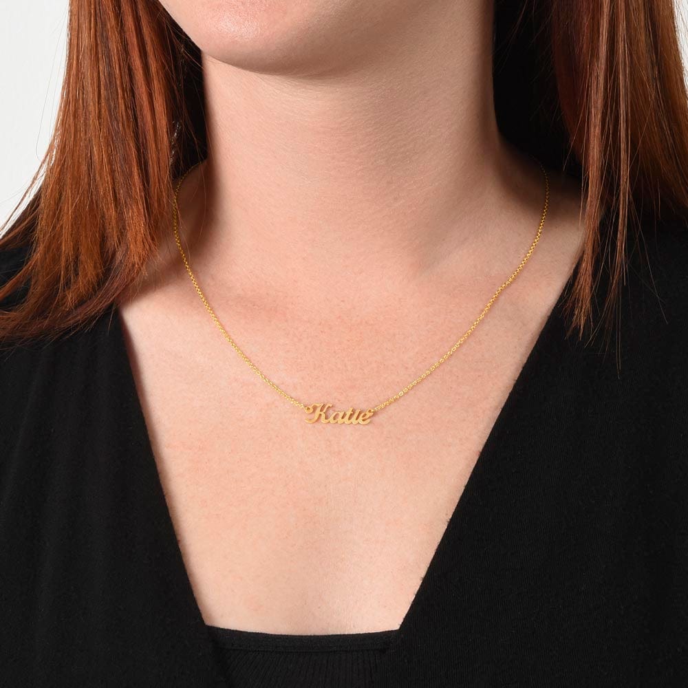 Love You Forever- Personalized Name Necklace