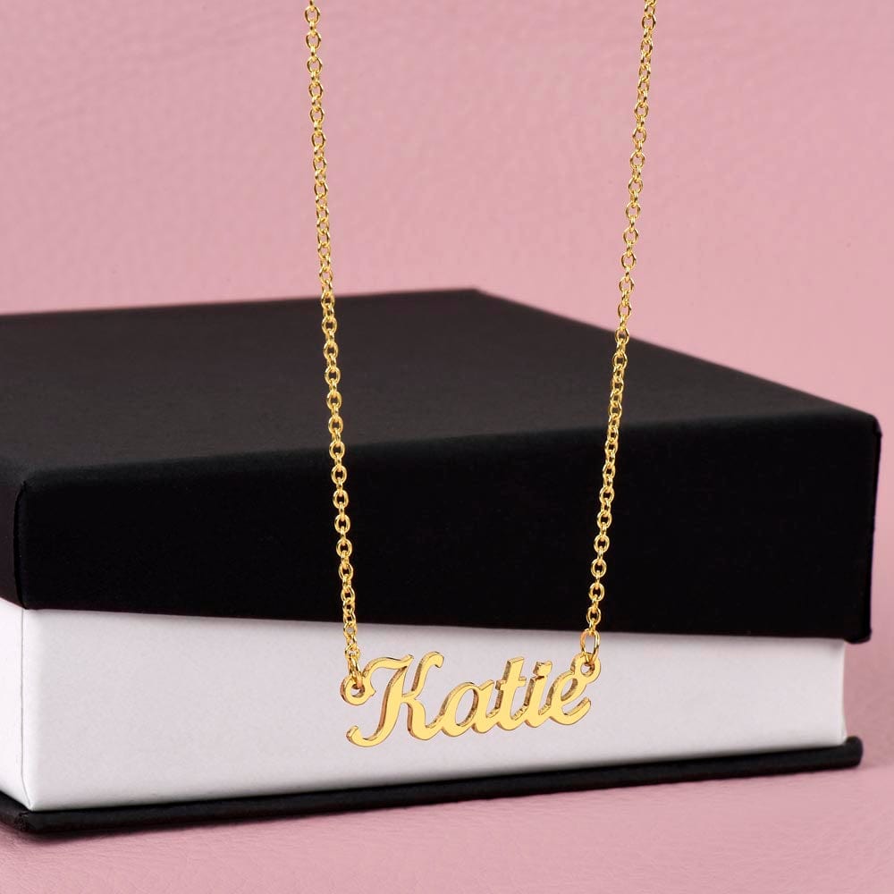 Personalized Name Necklace- Niece Braver, Stronger
