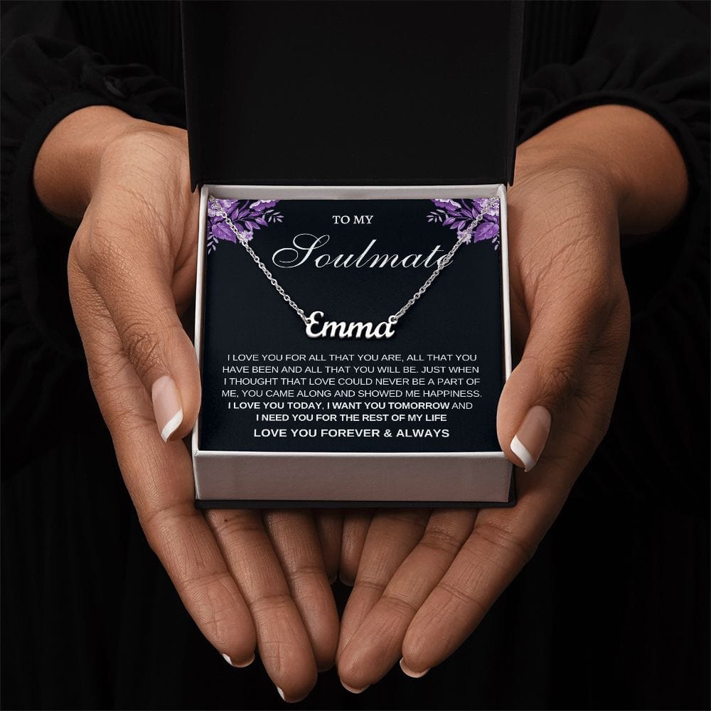 Personalized Name Necklace-Soulmate