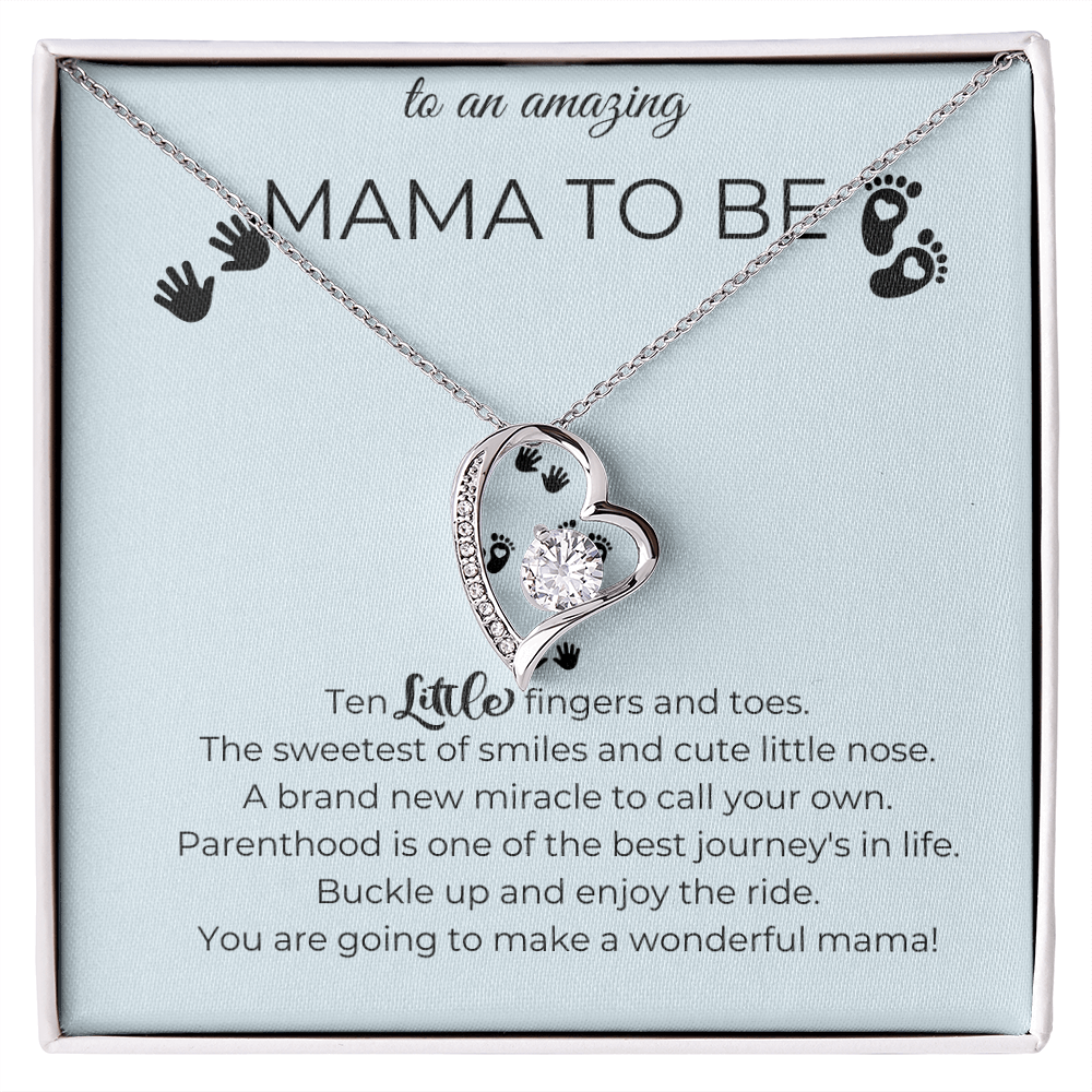 'Mama to be'- Forever Love Necklace- Baby Shower