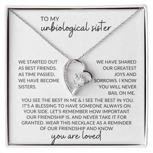 Unbiological Sister- You are loved