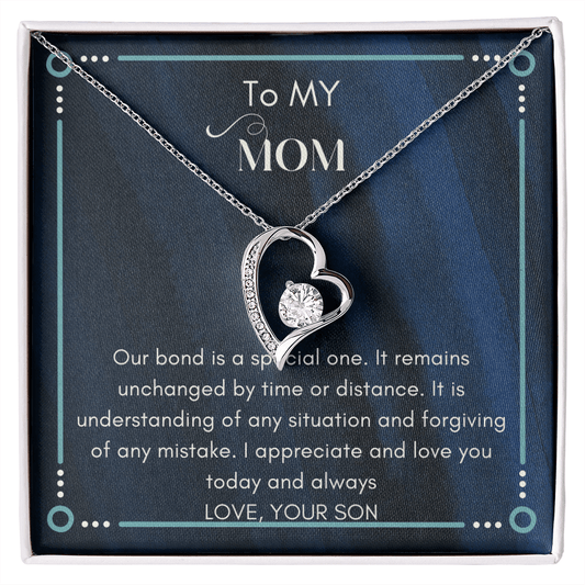 To Mom Forever Love Necklace-From Son