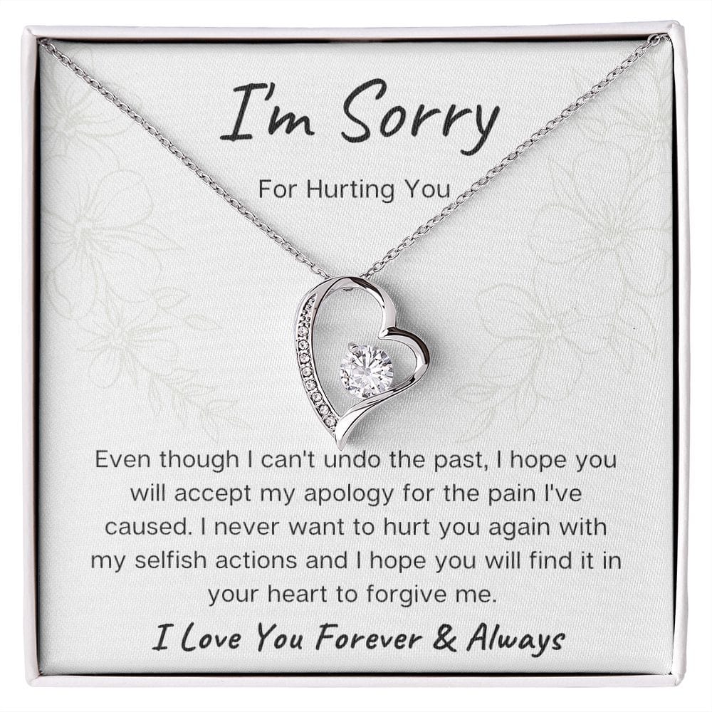 Im sorry for hurting you- Forever Love Necklace