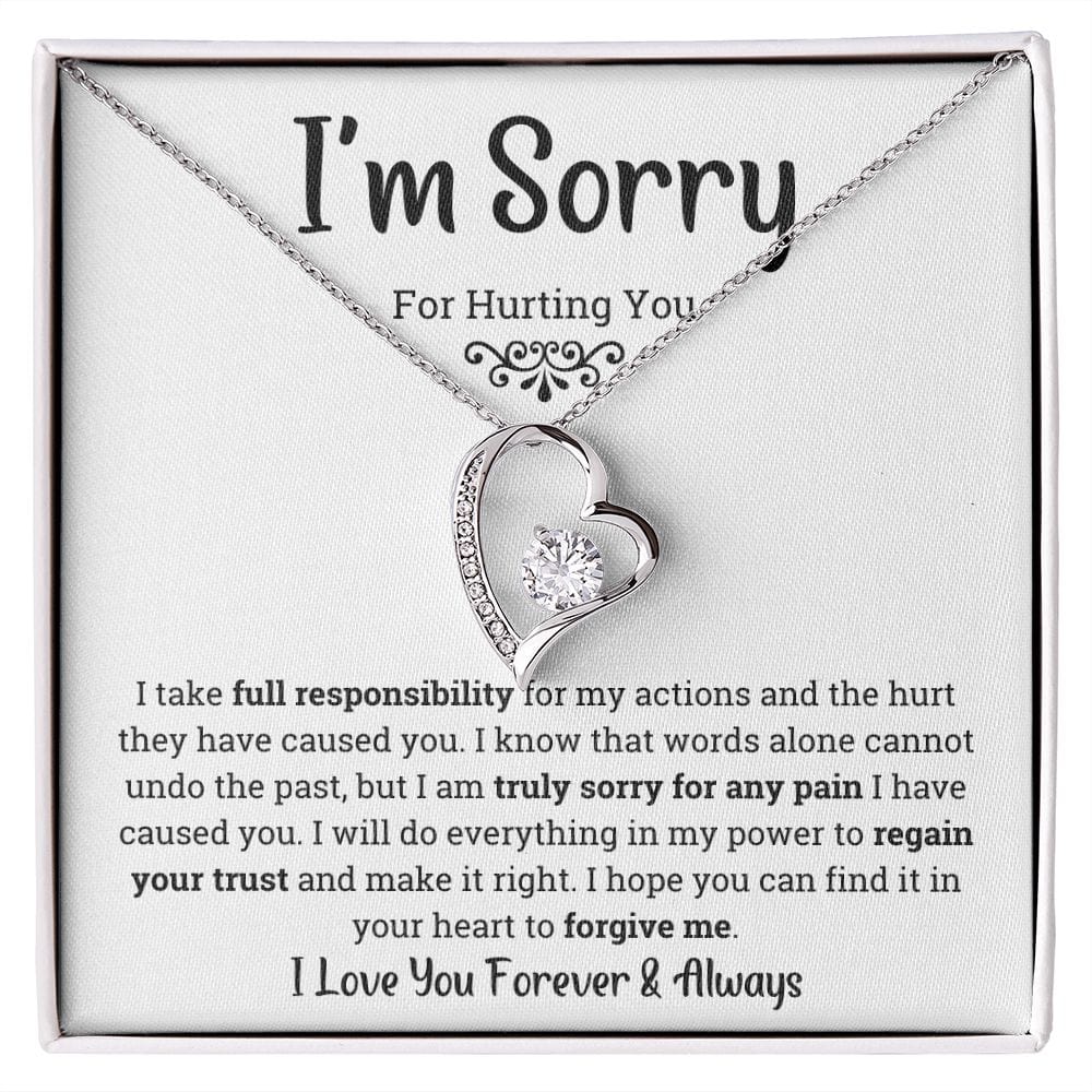 I'm Sorry For Hurting you - Forever Love Necklace
