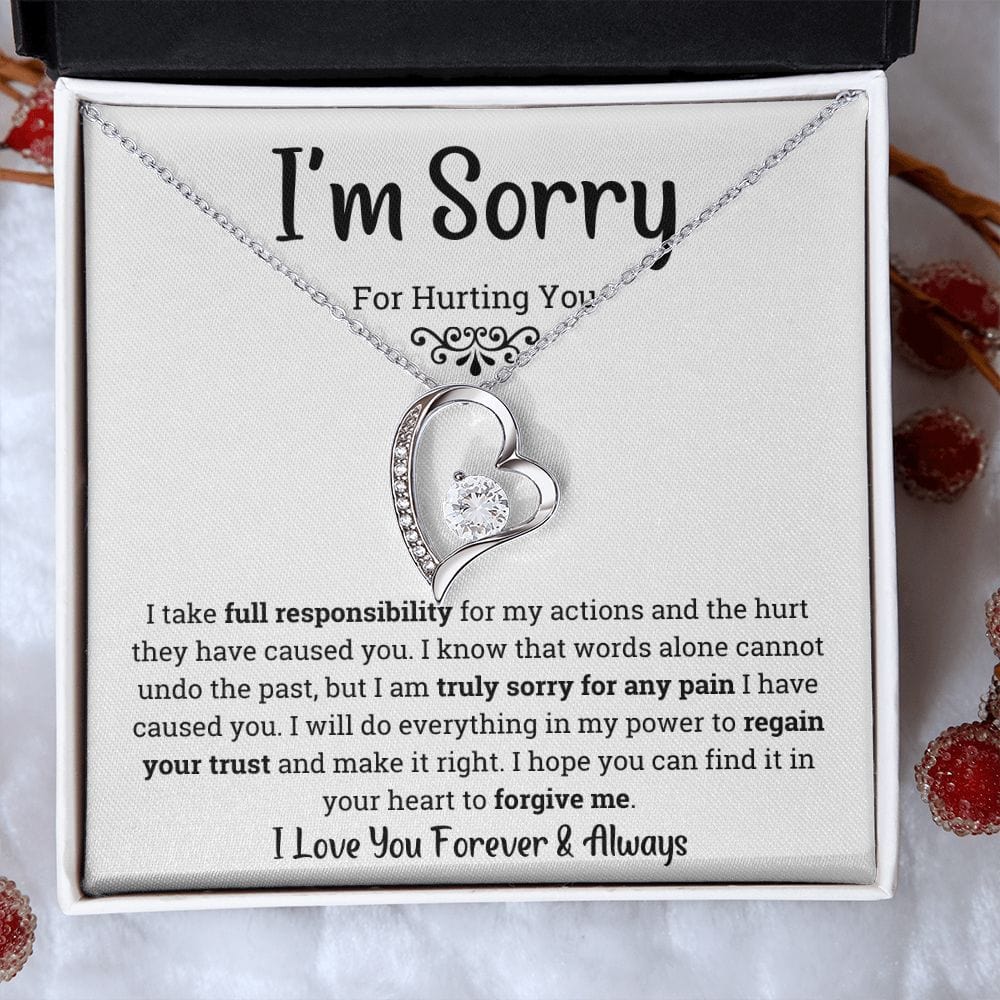 I'm Sorry For Hurting you - Forever Love Necklace