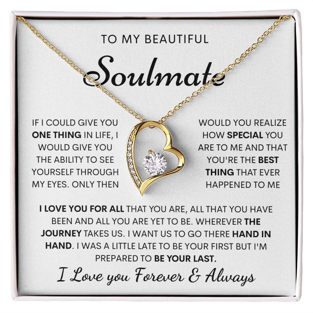 Soulmate Necklace- Hand in Hand Forever Love