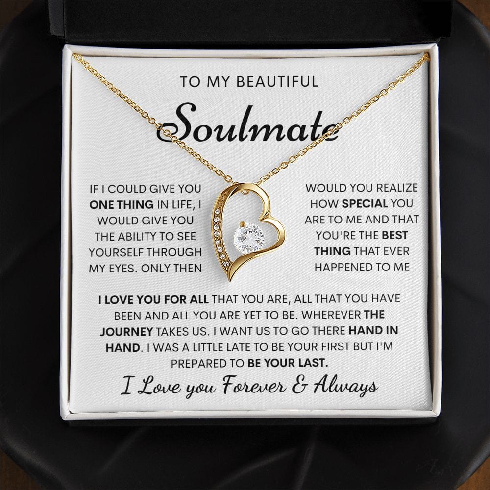 Soulmate Necklace- Hand in Hand Forever Love