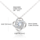 Funny Anniversary Love knot necklace for Wife