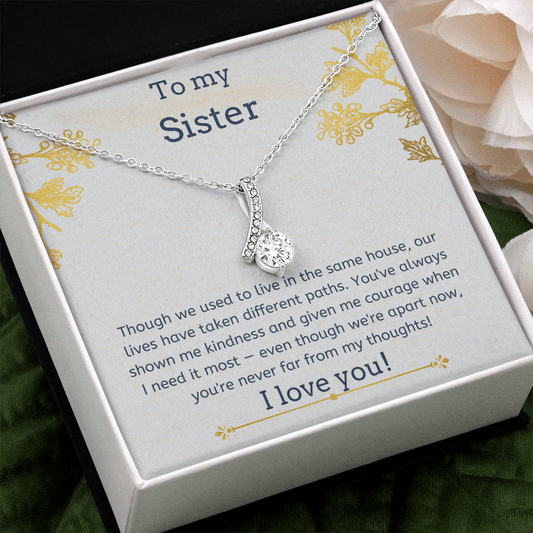 To Sister- Alluring Beauty Necklace