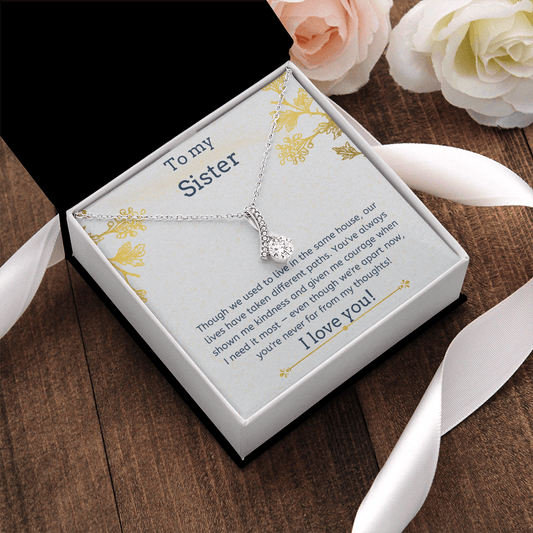 To Sister- Alluring Beauty Necklace