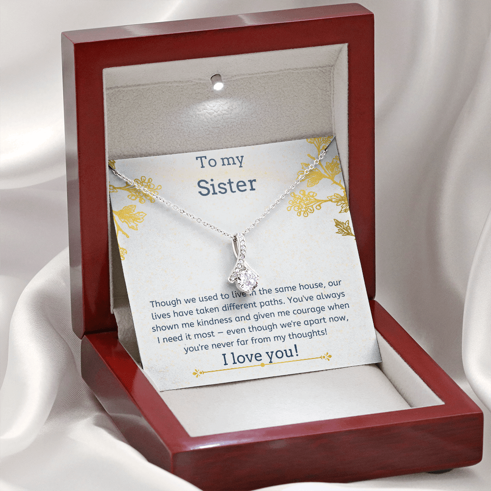 To Sister- Alluring Beauty Necklace