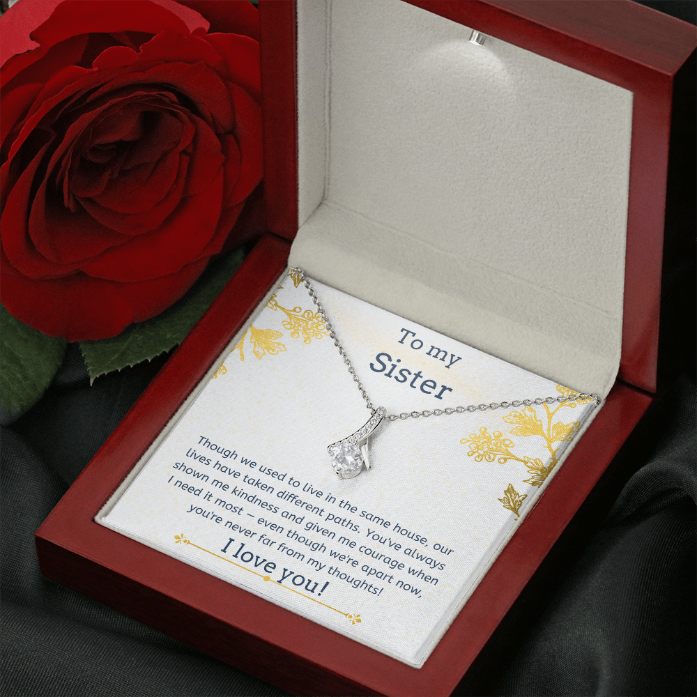 To Sister- Alluring Beauty Necklace