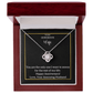 Funny Anniversary Love knot necklace for Wife