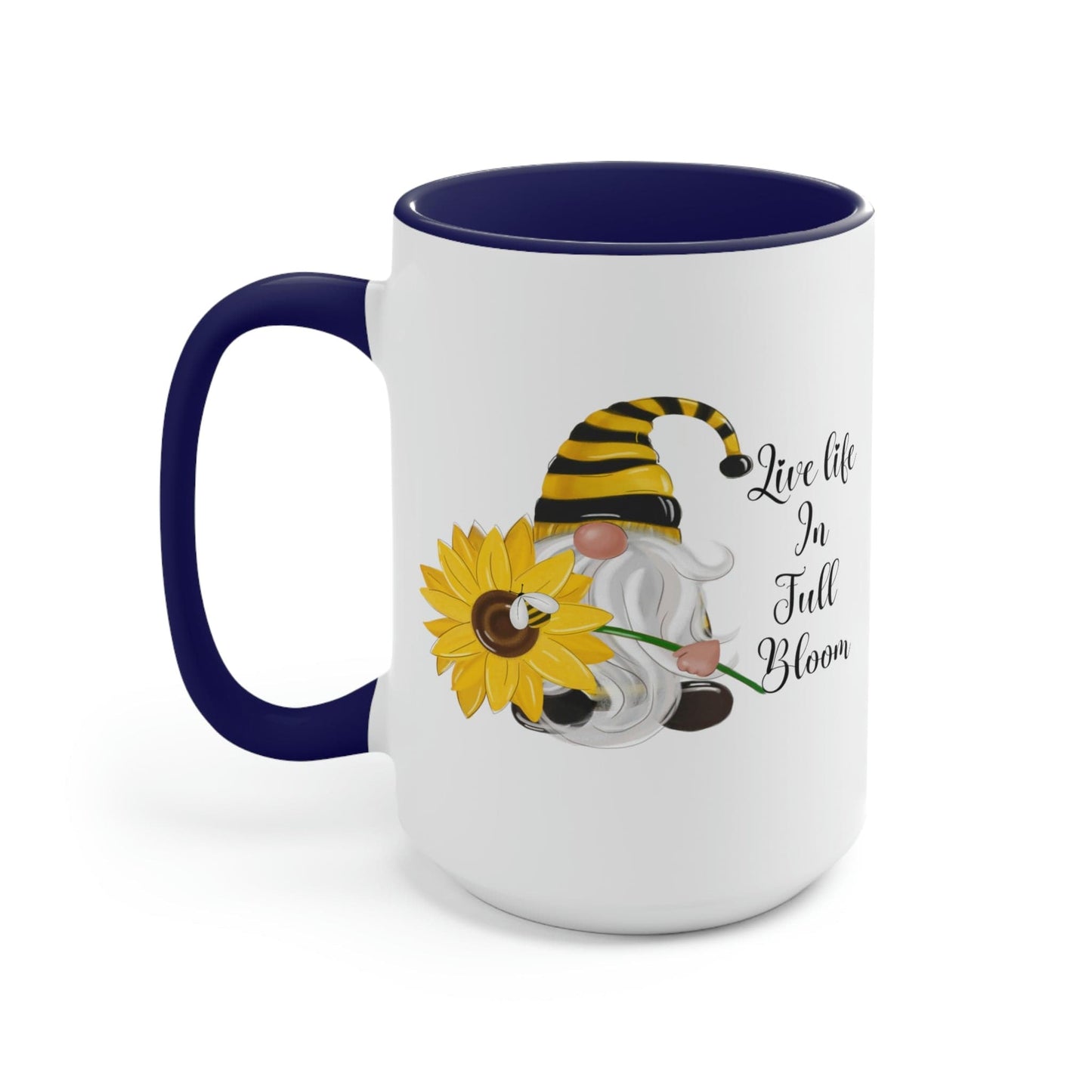 Garden Gnome Mug -Live life in full bloom