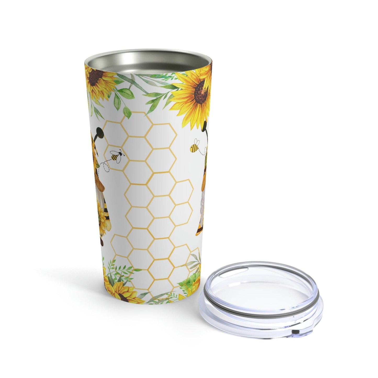 Bee Sunflower Gnome 20oz Tumbler