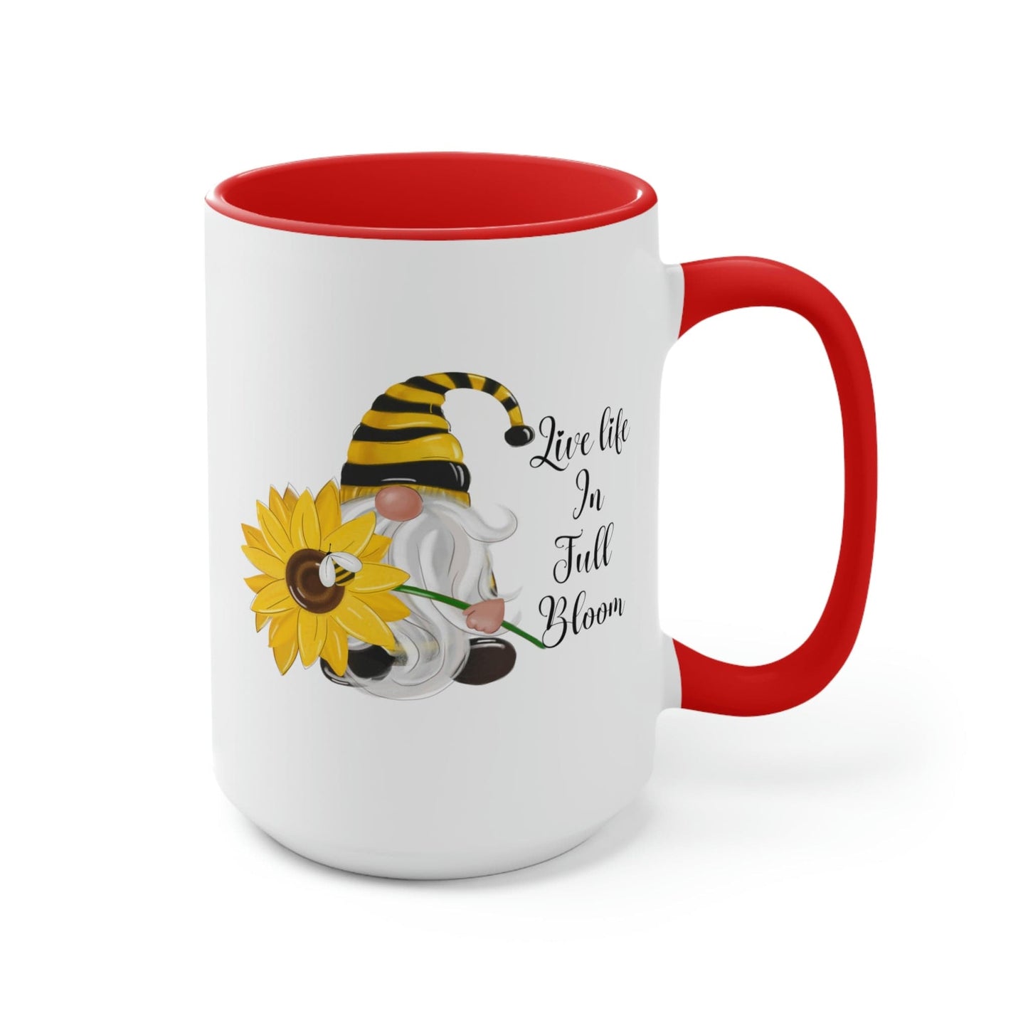 Garden Gnome Mug -Live life in full bloom