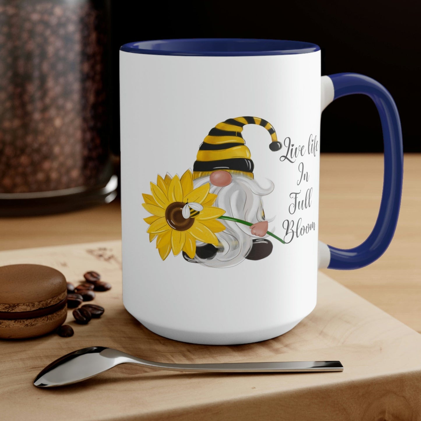 Garden Gnome Mug -Live life in full bloom