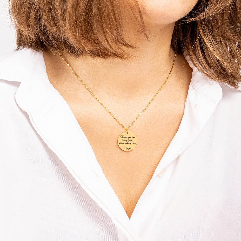 Best Mom Ever Personalized Handwriting necklace