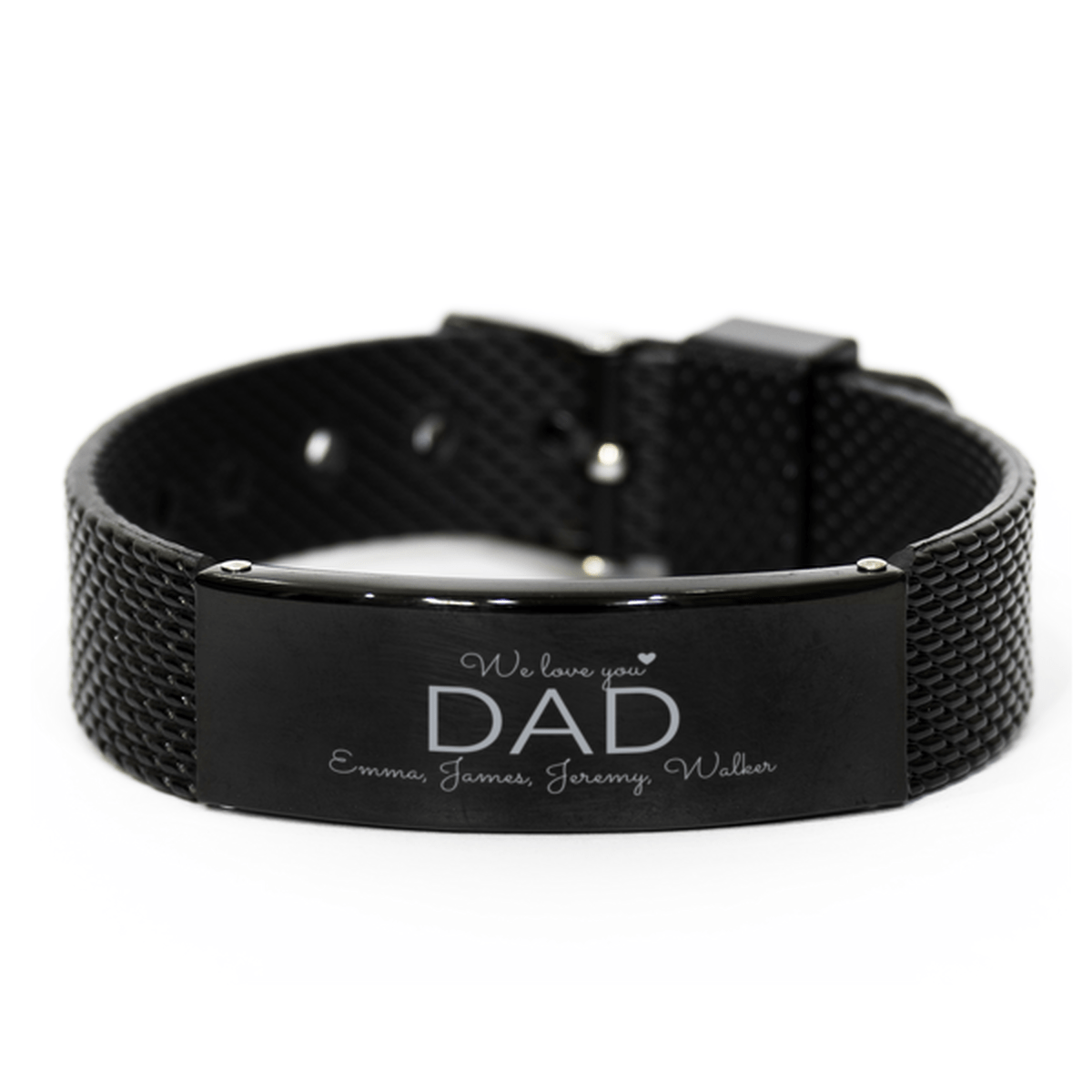 We Love you Dad bracelet, best gift for dad for christmas birthday fathers day