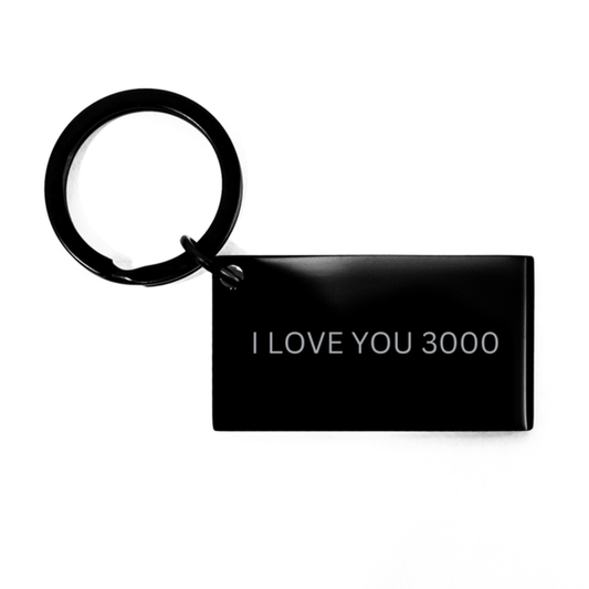 I love you 3000 keychain, Father's day keychain, Father's day gifts, From Son/Daughter